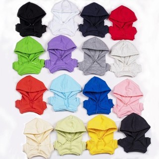 YSANH Áo hoodie thủ công thông thường, Mặc trang phục áo nỉ Mini, Đồ chơi trẻ em dễ thương Áo búp bê cho búp bê Cotton 10 / 15cm