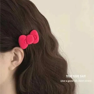 Kẹp tóc HelloKitty phụ kiện tóc nơ bên tinh tế