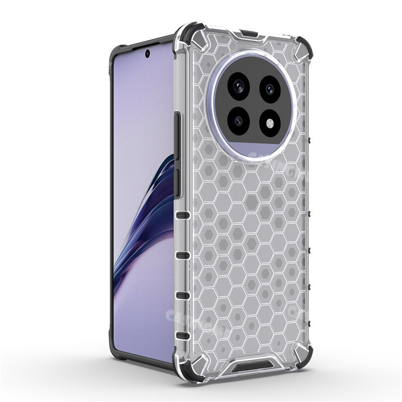 Realme 13 Pro 5G 13Pro + 2024 Vỏ tổ ong trong suốt chống sốc cho Realme 13Pro Realme13 13Pro + 13 Pro + 13 + 5G 4G Vỏ điện thoại tản nhiệt Acrylic trong suốt