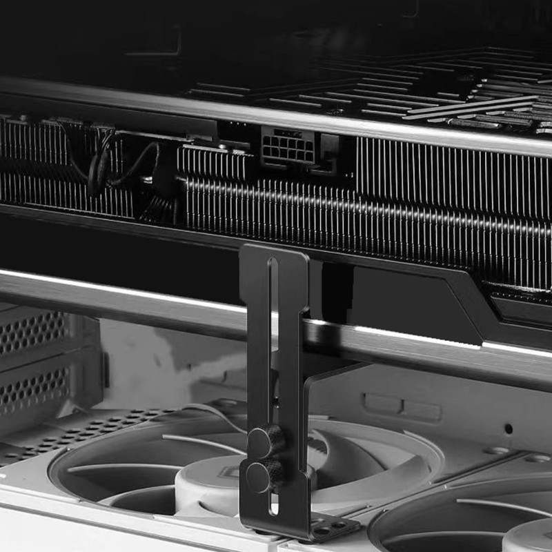 ELEGA GPU Hỗ Trợ Giá Đỡ Nẹp Quạt Gắn Có Thể Điều Chỉnh Nhôm Card Đồ Họa GPU Sags