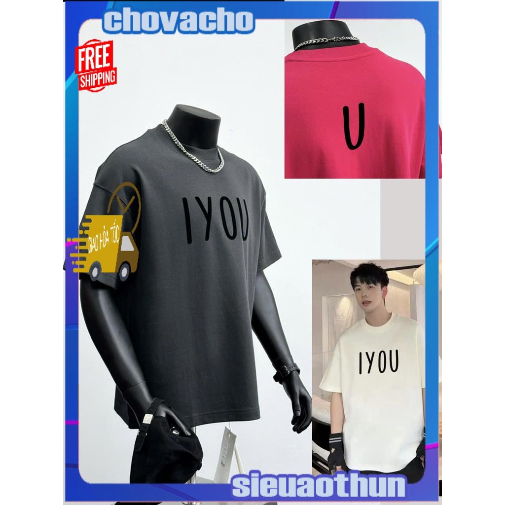 Áo thun Stee Cổ tròn IYOU Localbrand ICVCVNI Unisex Cotton