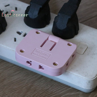 [Lostcorner] Ổ cắm mở rộng 3 trong 1 EU Ổ cắm chuyển đổi sạc xoay 180 độ [Mới]