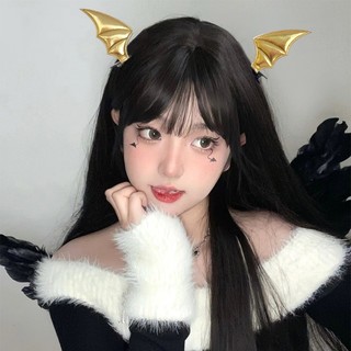1-5 Cặp Kẹp Tóc Hình Cánh Dơi Nhiều Màu - Gothic Punk Devil Kẹp Tóc - Tiệc Halloween Cosplay Dress Up Barrettes