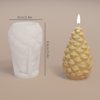 Diy Giáng Sinh Tuyết Pinecone Khuôn Thơm Nến Khuôn Dễ Dàng Phát Hành Dầu Pinecone Khuôn