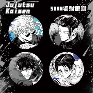 Jujutsu Kaisen Itadori Yuji Gojo Toge Anime Manga Tinplate Kim Loại Huy Hiệu Pin Anime Ngoại Vi Sưu Tập Quà Tặng