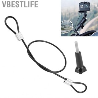 VBESTLIFE Dây buộc chống mất camera Dây đeo cổ tay bằng thép không gỉ 30cm