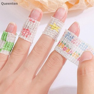 Queenten 2M / 4M Móng Tay Bảo Vệ Ngón Tay Dễ Thương Flex Chống Tia UV Không Dệt Dụng Cụ Làm Móng Tay Bọc Thoáng Khí Băng Tự Dính Cung Cấp Thể Thao QT