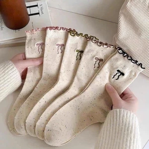 Sét 10 đôi Tất người lớn nữ bánh bèo, Thiết kế nữ tính cho các chị em màu nhẹ nhàng (Tuyển )