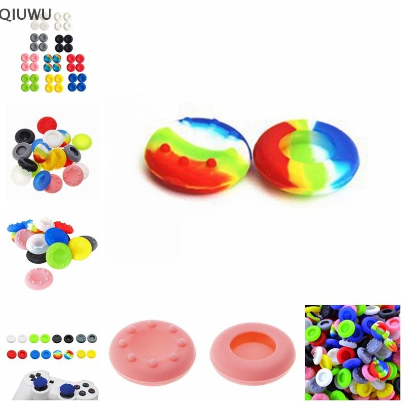 Qiuwu 10 chiếc Silicone Joy Thumb Stick Grips Cap Case cho PS3 PS4 Xbox One / 360.