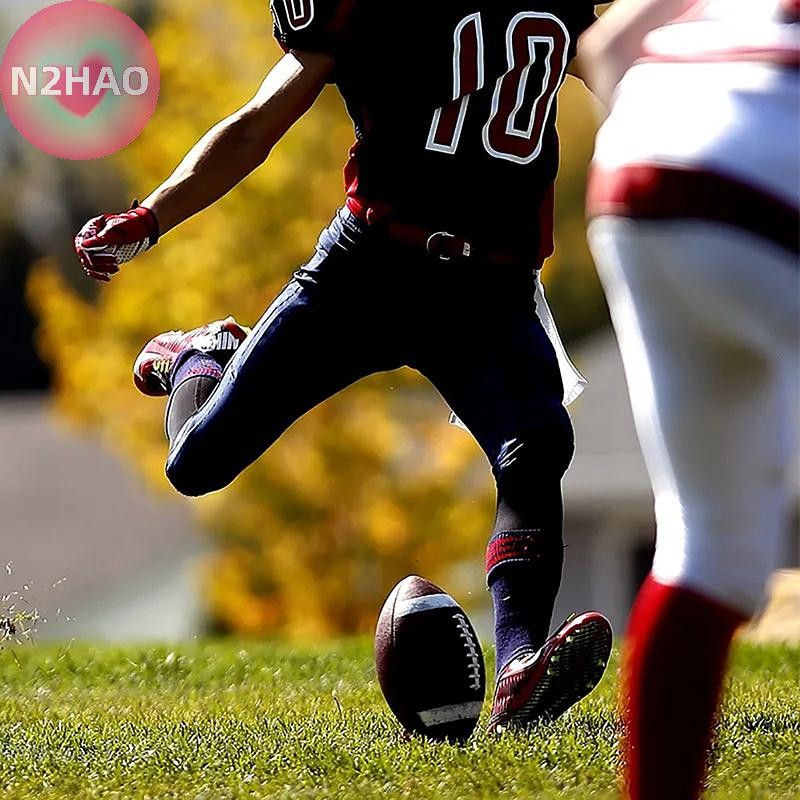 N2hao Bóng Đá Mỹ, Bóng Bầu Dục, Hiệp Hội Bóng Đá, Footy, 8.5 Inch, Tiêu Chuẩn, Thể Thao Cho Nam Nữ Trẻ Em