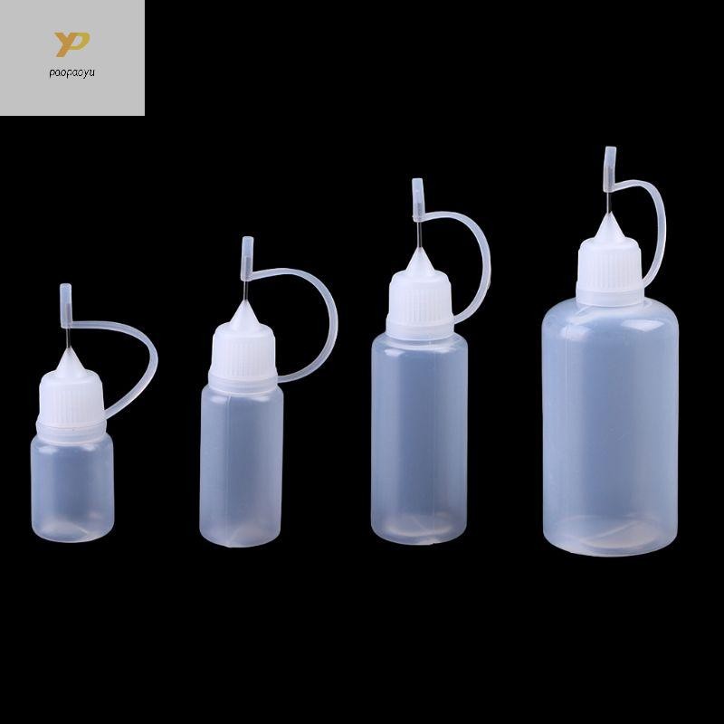 Ppy Chính Xác Đầu Kim Keo Chai Applicator Rỗng Applicator Keo Oiler Bóp Chai Giấy Quilling DIY Craft