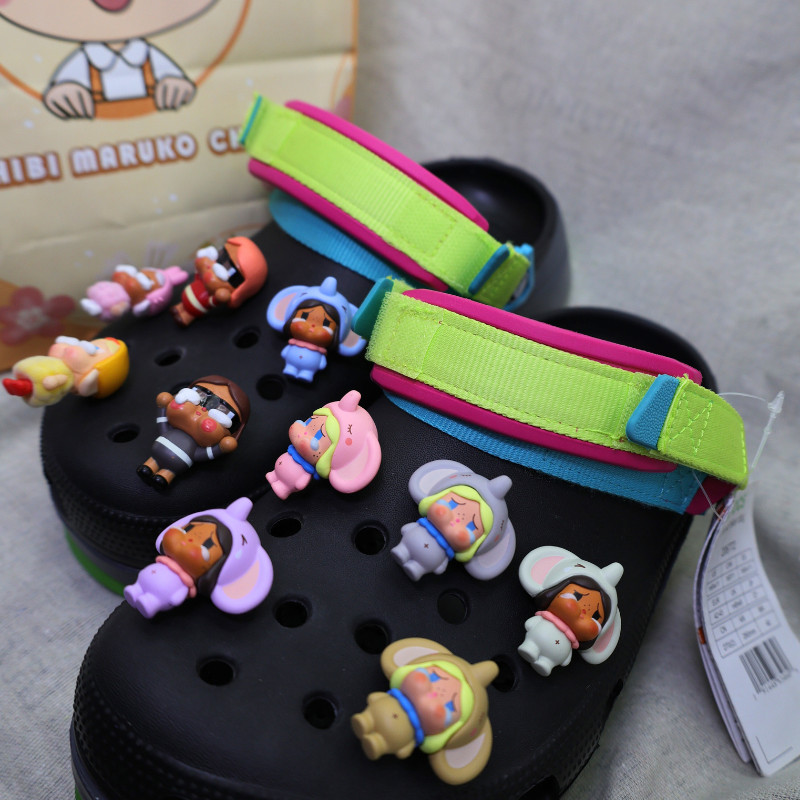 POP MART Khóa giày Zhibixing series hình bé voi, phụ kiện lỗ khóa tháo rời cho crocs