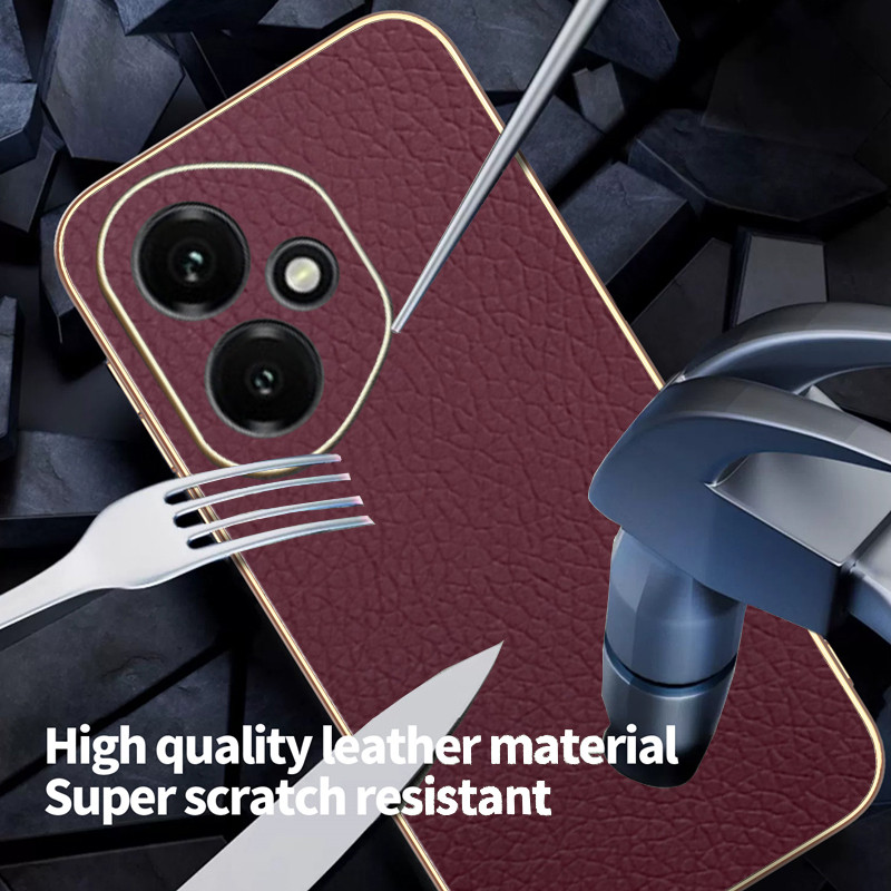 Ốp YJD Cho Honor 400 Pro 400Lite Thanh Lịch Màu Trơn Da Siêu Mỏng Mạ Điện Cạnh Chống Sốc Ốp Lưng Điện Thoại