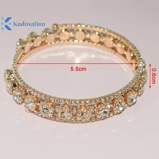 Kudosation Thời Trang Pha Lê Vòng Tay Nữ Cưới Lắc Tay Trang Sức Tay Nhiều Lớp Cô Dâu Kim Cương Giả Vòng Tay