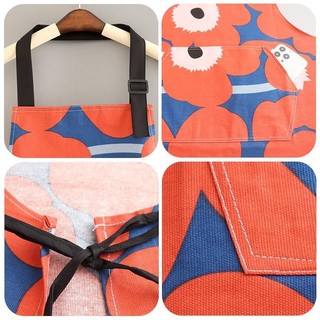 Bếp Canvas Tạp Dề Nấu Ăn Hộ Gia Đình Đơn Giản Phong Cách Nhật Bản Eo Nam Nữ Chống Mài Mòn Không Tay Thoáng Khí Làm Việc Vải / IEOHD