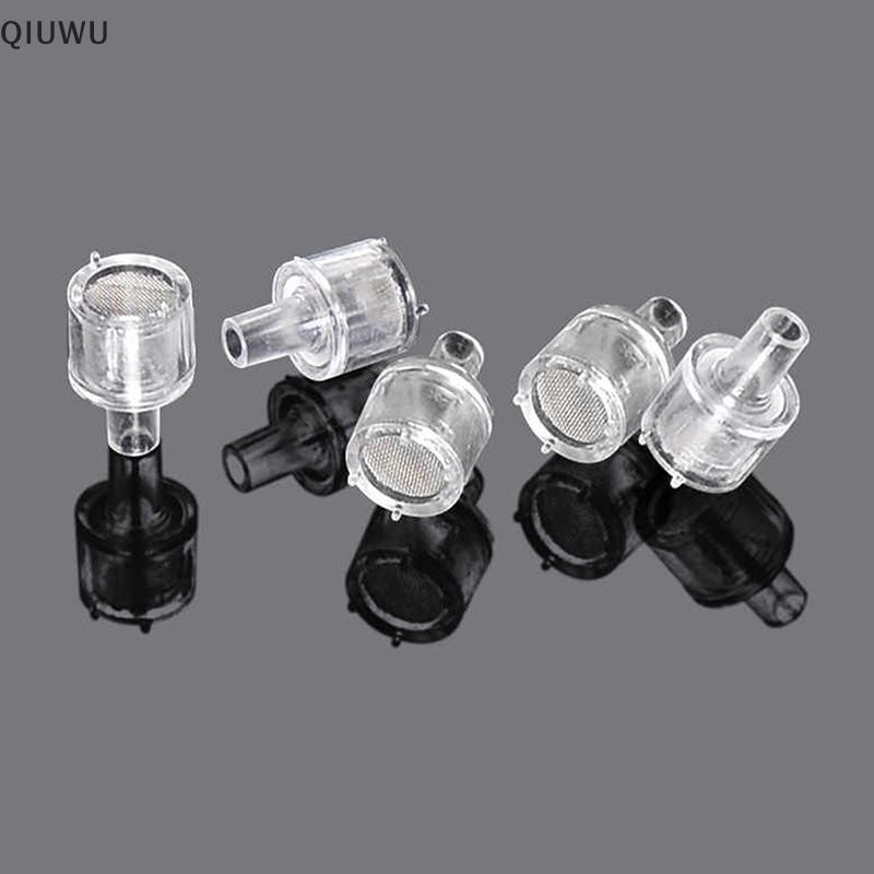 QIUWU 2 đầu lọc ống nước khớp nối lưới lọc tưới cây