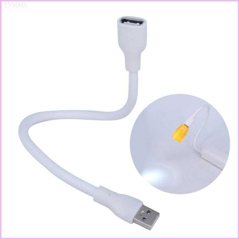 Cinnan Ống kim loại linh hoạt Cáp mở rộng ánh sáng USB Chức năng truyền dữ liệu