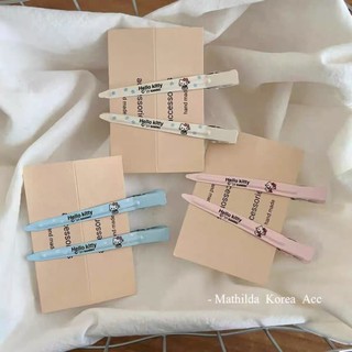 Kẹp định vị kim loại hình Kitty cho trang điểm và rửa mặt sạch sẽ