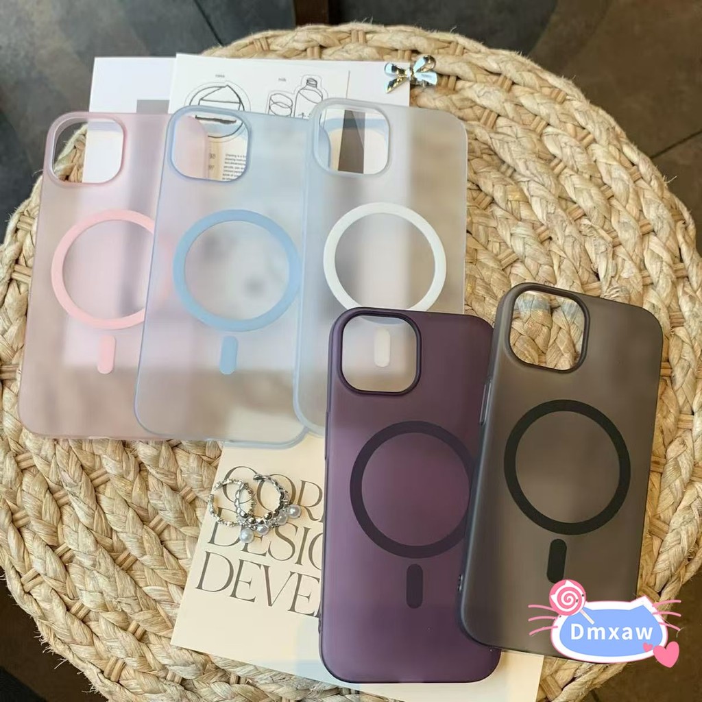 Ốp Điện Thoại Từ Tính Siêu Mỏng Cho Huawei Nova 14 Ultra 13 12 11 10 9 8 7 Pro SE 5G 4G Matte Đơn Giản Trong Suốt Vỏ PC Cứng Bao Gồm Tất Cả Ốp Lưng Chống Rơi