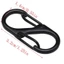 GODD Nhỏ Carabiner Kẹp S Carabiner Kẹp Paracord Móc Khóa Cho Móc Chìa Khóa