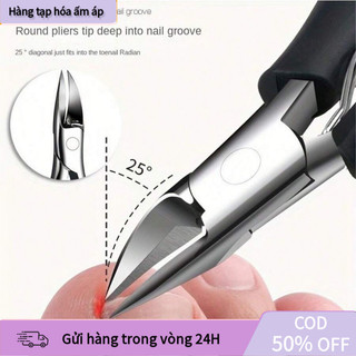 Dụng cụ cắt móng chân bằng thép không gỉ hạng nặng chuyên nghiệp / Máy cắt móng tay hoàn hảo cho móng chân dày & mọcDụng