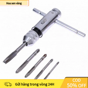 【24H】Tay Quay TaRo tự động dài - mũi taro/tay taro/taro 100mm m3-m8 và 5 mũi ta rô