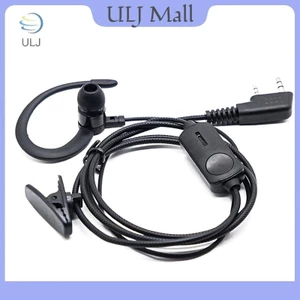 Tai nghe ULJ EarHook cho BF760 BF996 Walkie Talkie Walkie Talkie Tai nghe Mic K-Plug Tai nghe vô tuyến hai chiều Ham có dây.