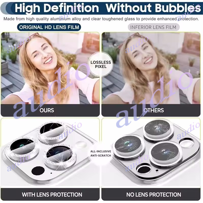HONOR 600 5G HONOR 400 5G Kim Cương Lấp Lánh Kim Loại Kính Bảo Vệ Ống Kính Máy Ảnh Cho Honor 400 Pro Honor400 Pro 5G Bling Sáng Bóng Coloous Kim Loại Ống Kính Máy Ảnh Vòng Dành Cho Danh Dự 400 Pro Honor 400Pro 5G