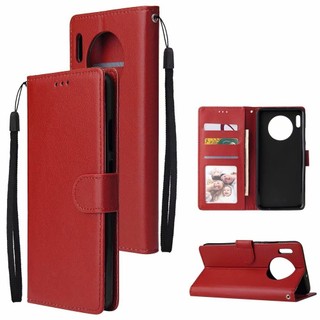 Ốp lưng cho Huawei Mate 30 20 10 Pro P40 Pro + P30 Lite P20 P10 Plus Nova 2i 3i 7i 4e GR5 2017 Honor 6X Flip Case Ví Bao Da PU Mềm TPU Silicon Ốp Lưng Điện Thoại