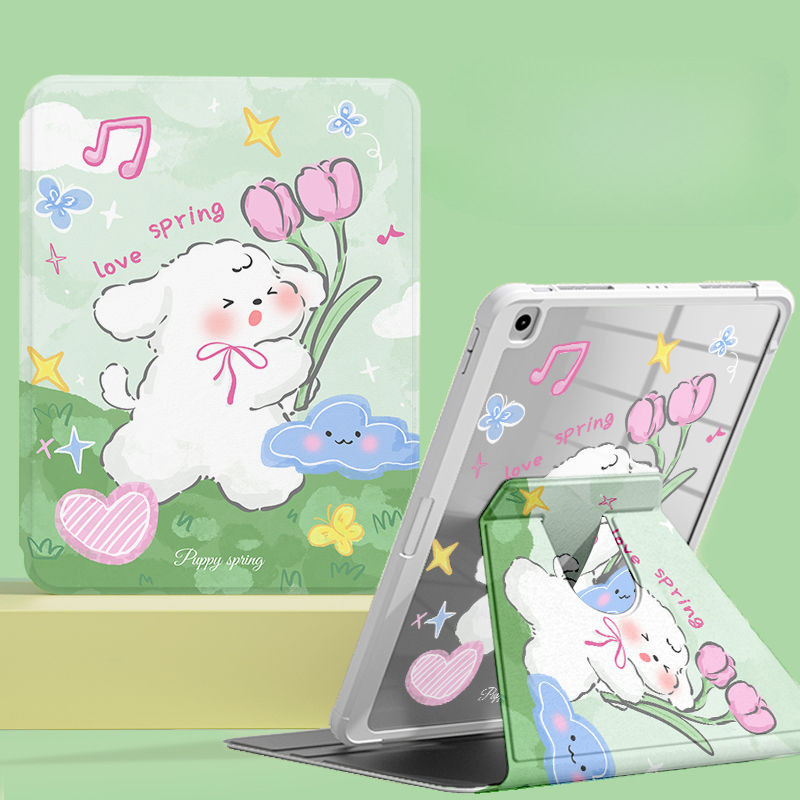 Ốp bảo vệ cho Samsung Galaxy S10 FE + S10ULTRA S9 FE + S7 + / S8 + / S7FE A9 + Tab A7 lite 8.7inch Tab S6 lite 2024 Vỏ máy tính bảng xoay 360 độ có khe cắm bút