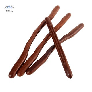 ELBBKG 1 Massage Guasha Cạo Gậy Dụng Cụ Lưng Vai Cổ Eo Chân Massage Dụng Cụ Gỗ Tự Nhiên Nhanh Gua Sha Mới