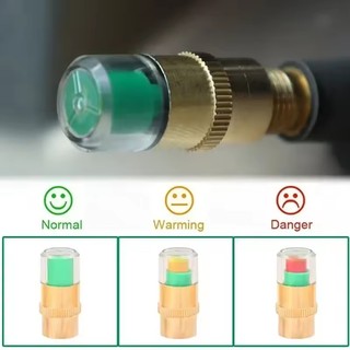 2 / 4 Mũ van giám sát áp suất lốp xe máy - Dụng cụ kiểm tra chỉ báo cảm biến áp suất lốp
