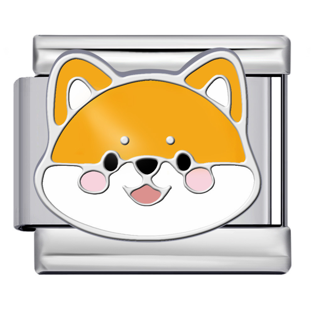 Hoạt Hình Chó Thú Cưng Dễ Thương Series, Vòng Tay Thép Titan DIY Mô Đun Ý Vòng Tay Quyến Rũ