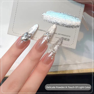 ANNIES White Elf Cat 's Eye Nail Gel Trong suốt Dazzling Platinum Cats Eye Phototherapy Keo Nail Art Làm móng tay cho tiệm làm móng tay
