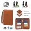 GUSTAVA ​Hộp đựng hộ chiếu chặn RFID​, ​Bền bỉ​ Bảo vệ RFID chống trộm​ ​Tổ chức tài liệu du lịch​, ​Nhiều khe cắm thẻ​ ​Chống nước ​Lưu trữ vé an toàn