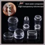 JRP Silicone Trong Suốt Móng Tay Nghệ Thuật Dập Bộ Pháp Cho Móng Tay Tấm Tem Ba Lan Stencil Bản Mẫu Seal Stamper Scraper JRP