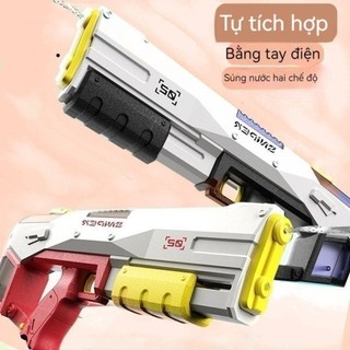 chất lượng cao Súng nước điện tự động chạy pin phun liên tục bình chứa 280ml sạc USB đồ chơi an toàn cho trẻ em mùa hè