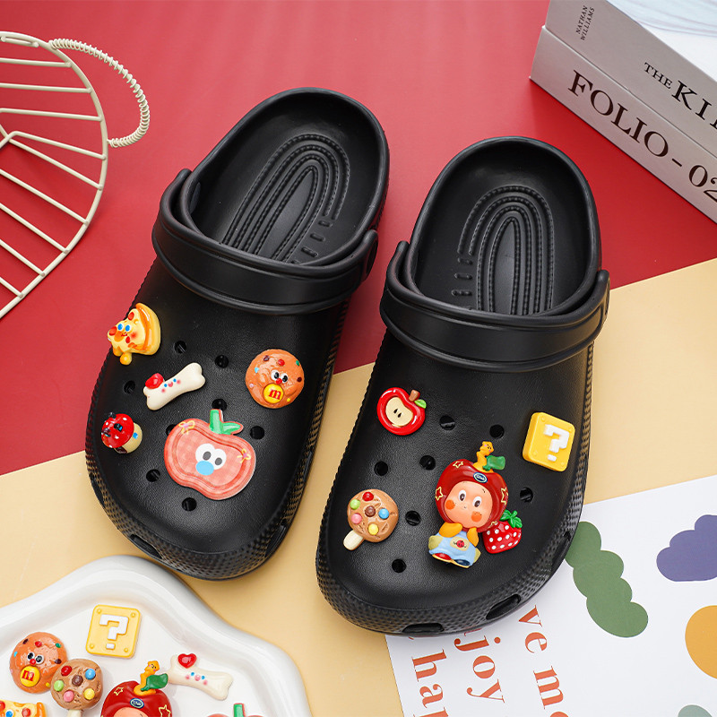 Phụ kiện hoa gắn lỗ giày Crocs, Apple Star, Zhibixing, Busch, tháo rời, cao cấp