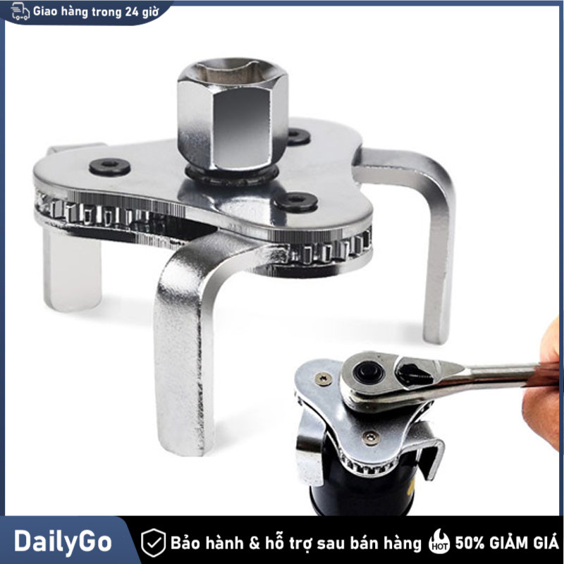 Vam Cảo Lọc Dầu Nhớt 3 Chấu – Chân Tròn/Dẹp, Chắc Chắn, Dễ Dùng