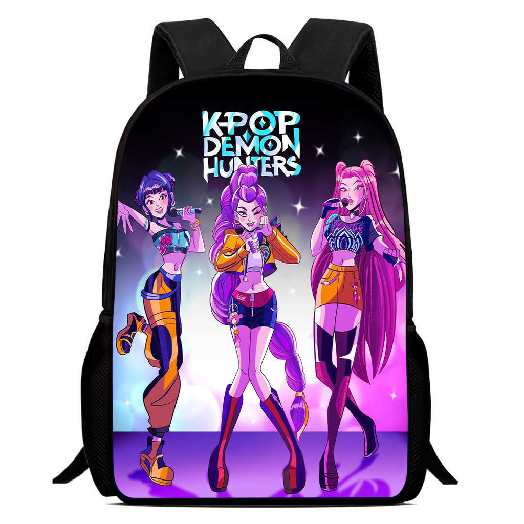 GC2 Ba lô đi học tiểu học KPop Demon Hunters Ba lô in hình hoạt hình anime ba lô K-POP Túi trẻ em CG2