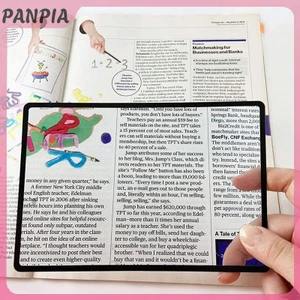 PANPIA-Magnifying Glass A5 Full Page Kính lúp tấm lớn Kính lúp trang sách Kính lúp 3X Kính lúp siêu mỏng Loupe