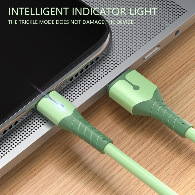 Dây sạc phát sáng ngôi sao Sạc nhanh Hỗ trợ cáp sạc linh hoạt bằng silicon lỏng TPE Hoàn hảo cho thiết bị di động