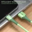 Cáp USB silicon phát sáng WU Sạc nhanh Dây điện thoại tương thích Du lịch Sized