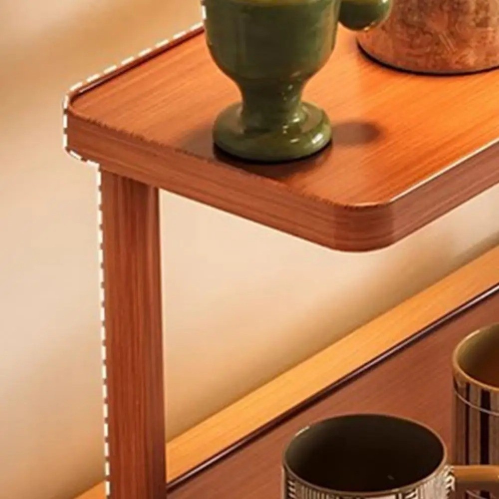 Giá để đồ để bàn SNUGHOUSE, Kệ đồ ăn bền bằng gỗ, Giá đỡ cốc đa năng Mini Phụ kiện gia đình