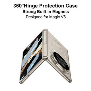 Vỏ bản lề từ tính Funda cho chân đế Honor Magic V5 Vỏ kính cường lực toàn thân