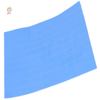 Twe 100 Cái 10 * 10 * 0.5mm Tấm Nhiệt GPU CPU Tản Nhiệt Làm Mát Dẫn Điện Silicone Pad VN