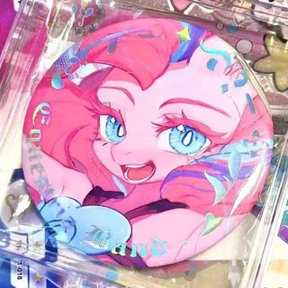Pony My Little Dễ Thương Manga Huy Hiệu Nút Thổ Cẩm Chân Cosplay Bộ Sưu Tập Đồ Chơi Túi Trang Trí Quà Tặng
