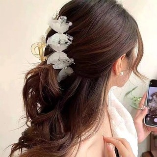 Kẹp Tóc Bướm Năng Động - Phụ Kiện Tóc Trang Điểm - Kẹp Đầu Sau - Thời Trang, Ngọt Ngào, Phong Cách INS Hàn Quốc - Giá Đỡ Đuôi Ngựa Lớn - Vuốt Tóc Thanh Lịch