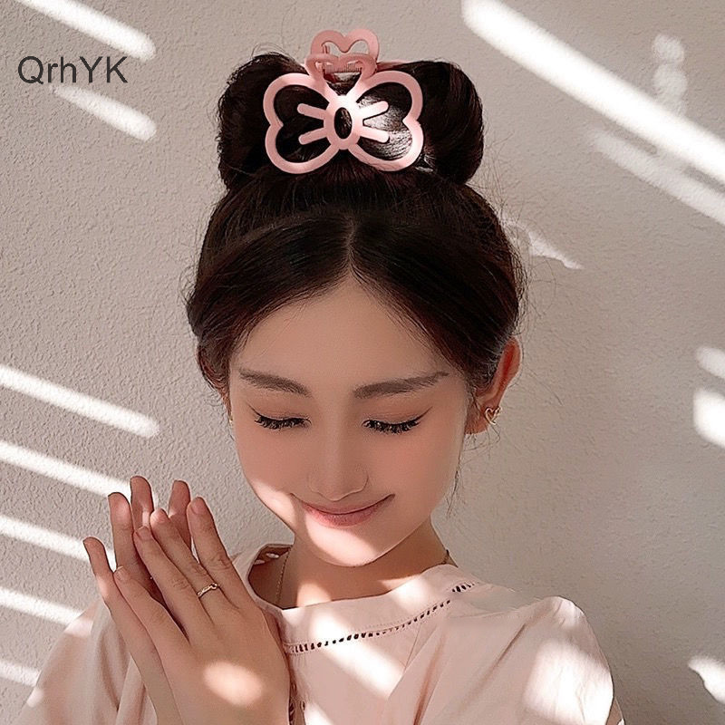 Nhà Máy Thời Trang Hàn Quốc Nơ Dễ Thương Kẹp Tóc Nhựa Vuốt Kẹp Kẹo Màu Cua Cho Bé Gái Ngọt Ngào Vuốt Tóc Phụ Kiện Tóc Cho Nữ QrhYK