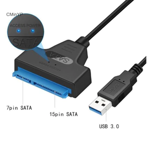 Cminyp USB 3.0 sang SATA 2.5 "Đầu đọc bộ chuyển đổi ổ cứng gắn ngoài cho cáp SSD HDD Glory